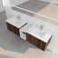 Meuble-lavabo double 72 po avec plateau Erla-1743890995