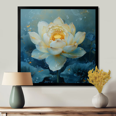 Décoration murale Lotus blanc et bleu Garden Of Dreams I