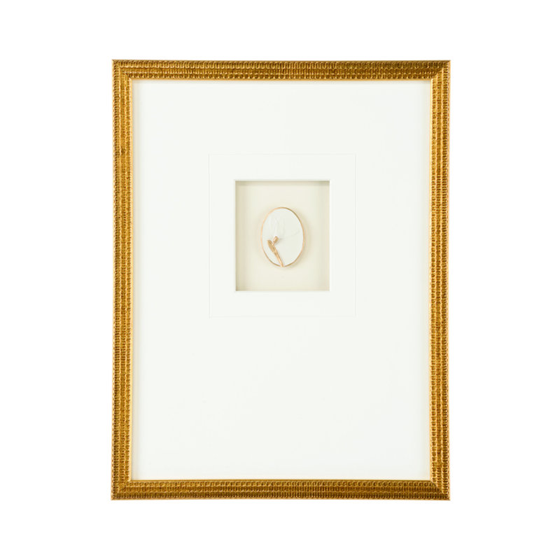 Botanical Relief Handmade Abstract Wall Decor