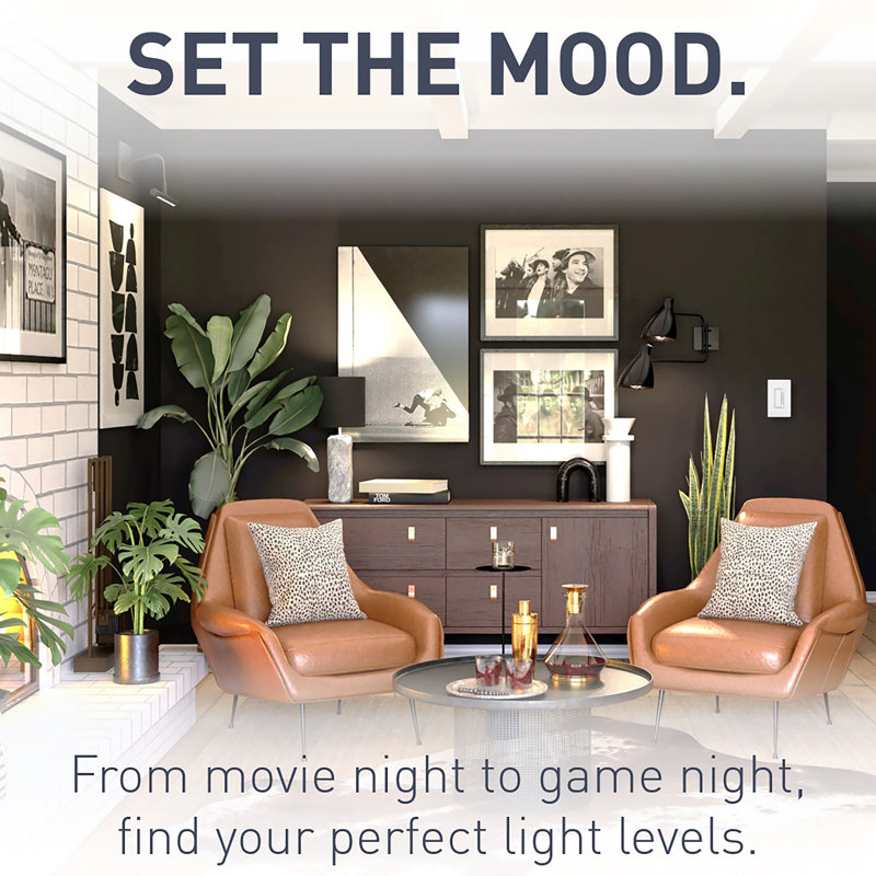 Radiant Multi Location Remote Dimmer, Light Almond