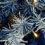 Ensemble de sapin de Noël artificiel pré-éclairé 4 pièces, guirlande, couronne et ensemble de 2 arbres d'entrée avec lumières DEL et arbre de Noël