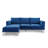 Allon 2 - Piece Velvet Sectional-912459520