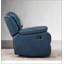 Charlotte Navy Blue Leather Gel Recliner