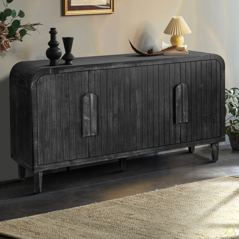 Buffet 59 po 59 po Farmhouse, Noir antique