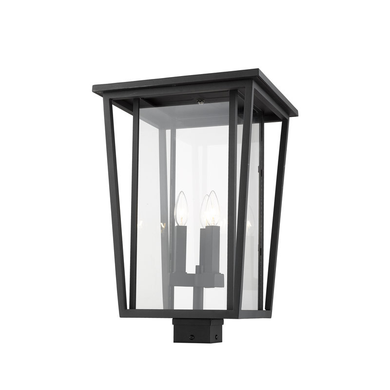 Luminaire suspendu à 3 lumières Amreet, Noir