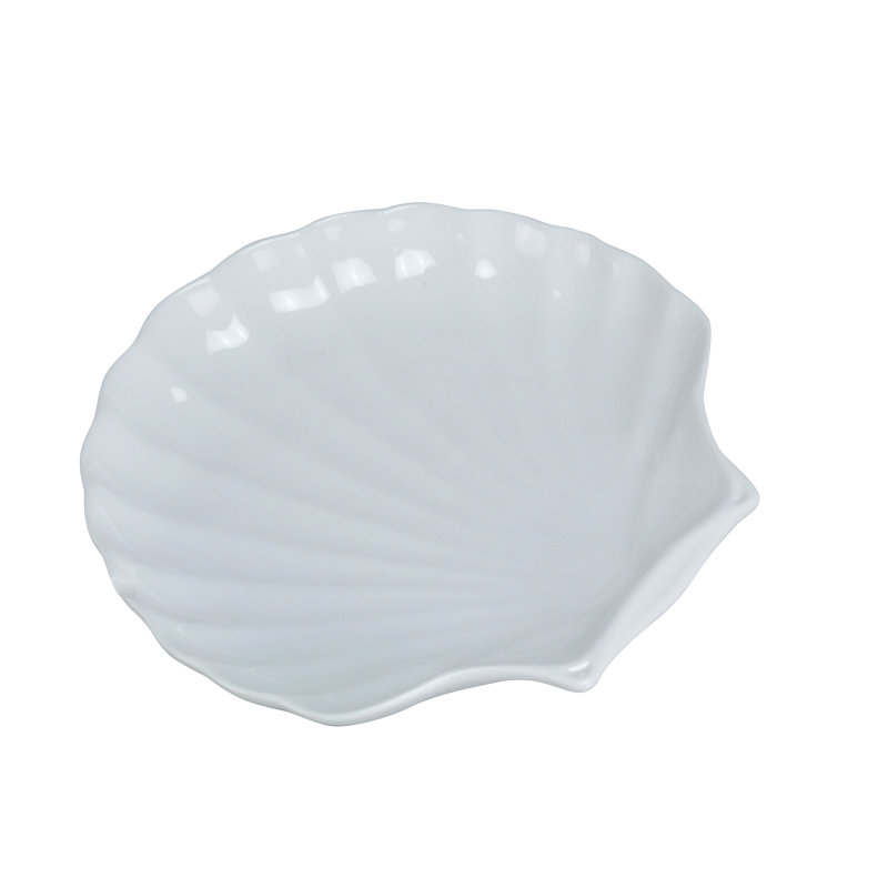 Plat en coquille de fantaisie en céramique YancoMelamine