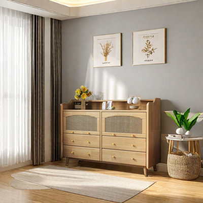 Simple Retro Nordic Style Accent Cabinet