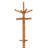Cosman Golden Brown 11-Hook Freestanding Coat Rack With Hanger, Durable And Stylish Entryway Organizer