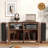Large Record Player Stand, Audio Rack, Record Turntable Stand With Storage For Living Room Bedroom-2062696237