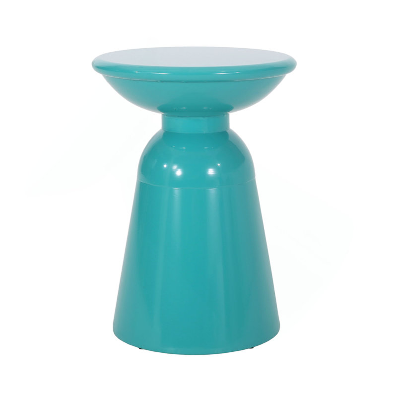 Outdoor Metal End Table -Large