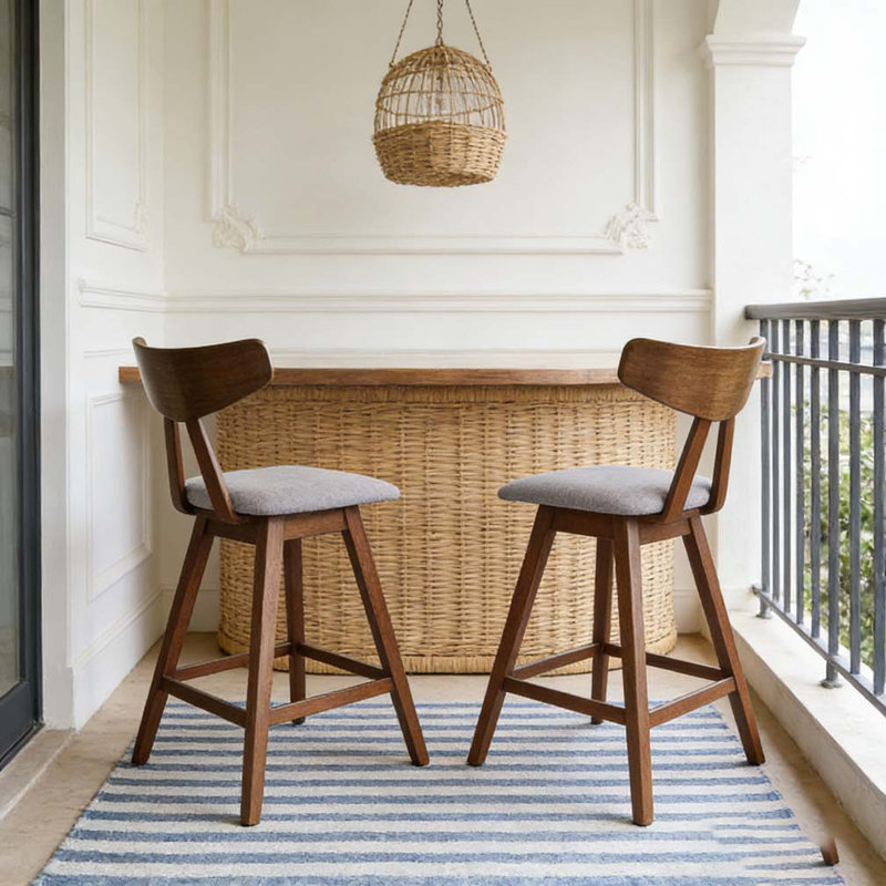 Tabouret de comptoir, Gris foncé