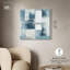 Art abstrait bleu déconstruit par I -156461014-156461027