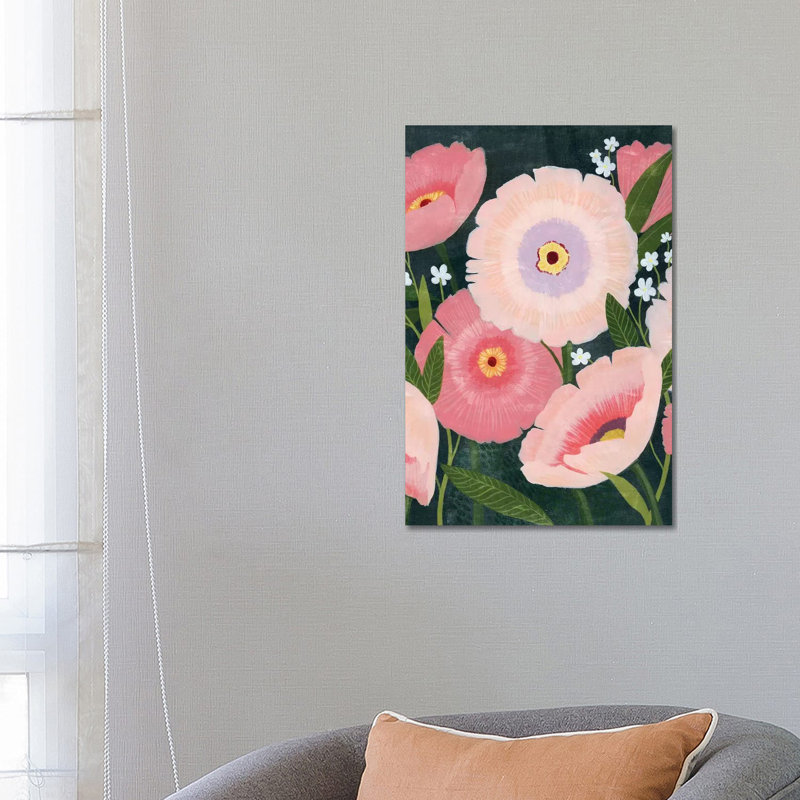 Nighttime Blooms I by Grace Popp - Wrapped Canvas Gallery-Wrapped Canvas Giclée, 66.04 cm H x 45.72 cm W x 1.91 cm D
