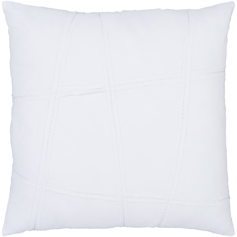 Saloni Geometric, White