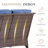 7-9 Person Outdoor Wicker Patio Conversation Set With Swivel Chairs And Coffee Table-201036275-201036268