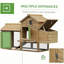 Petit poulailler en bois 59 po PawHut-2035324186