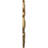 Endurathane Peralta Ceiling Medallion, 17 3/4"OD x 3 3/4"ID x 1"P (Fits Canopies up to 4 5/8"), Hand-Painted Pale Gold Finish-27784941