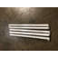 Oriental White 1/2" x 12" Pencil Marble Look Wall Liner