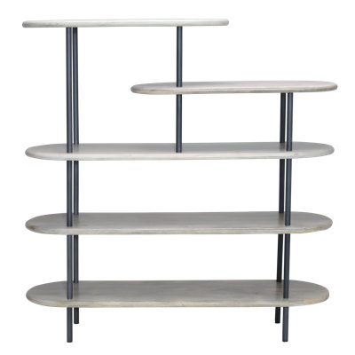 Tameria 5 Tier Oval Bookshelf