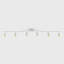 62.2'' 6 -Light Swing Arm Track Track Kit with Dimmable and Adjustable Head-89311754