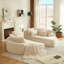 Fauteuil inclinable rond en velours côtelé de 78,5 pouces, convertible en deux fauteuils inclinables, canapé-lit 2 en 1 et coussins décoratifs avec cinq coussins décoratifs-1967643017
