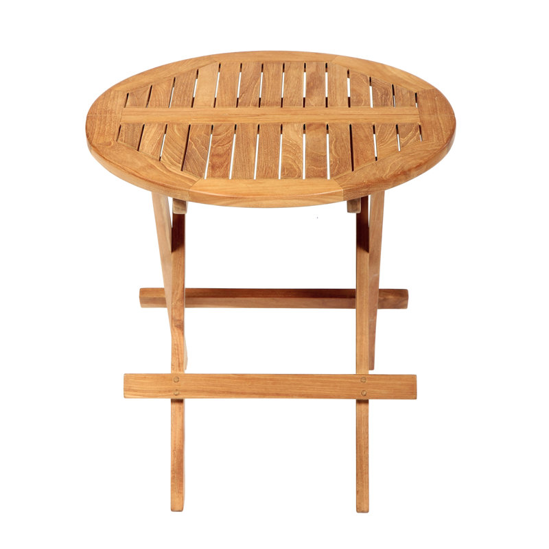 Table d'appoint pliante en teck