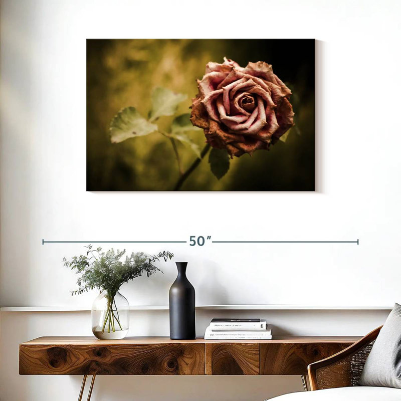 Harnek rose délavé, H 24 po x l 36 po