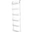 Organisateur de garde-manger au-dessus de la porte Lavish Home - Organisateur de porte à 6 niveaux thermolaqué avec tablettes réglables