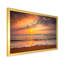 «Sunset over Waves Breaking at the Shore», reproduction sur toile-67236182-67236186