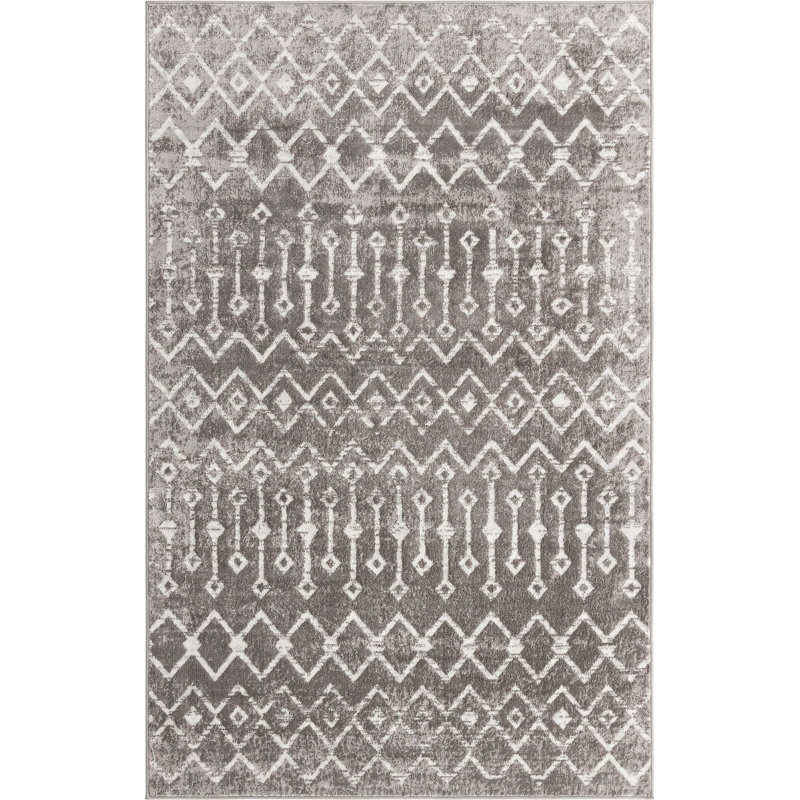 Moroccan Indoor Rug, Rectangle 5'3" x 8'