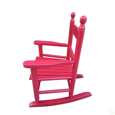 Chaise à bascule rose pour enfants - Pour l'intérieur ou l'extérieur - Convient aux enfants - Durable