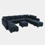 Canapé modulaire rembourré en velours Kandle-1852933579
