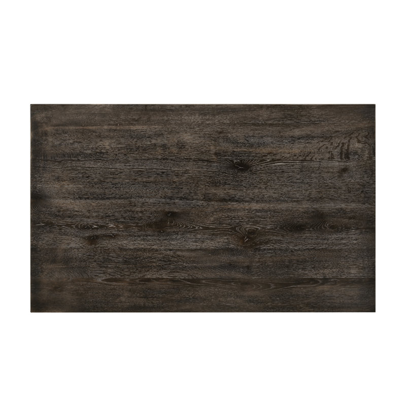 Weathered Gray Finish Dining Table