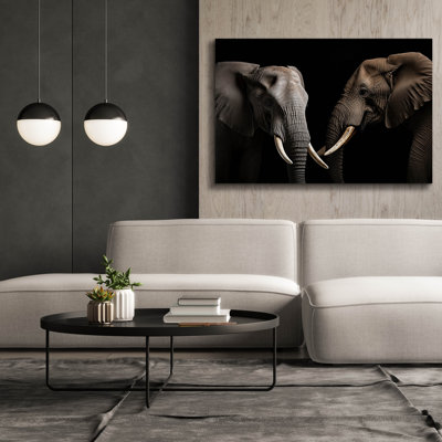  «Pachyderms» par Decent Exposures, art mural sur toile, 60 po x 40 po