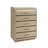 GOLD 5PC QUEEN BEDROOM SET WITH LED LIGHTS