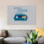 «Never Relax Alone», impression sur toile-74378990-74378993-74378996