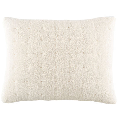 Marshmallow Fleece Puff Sham