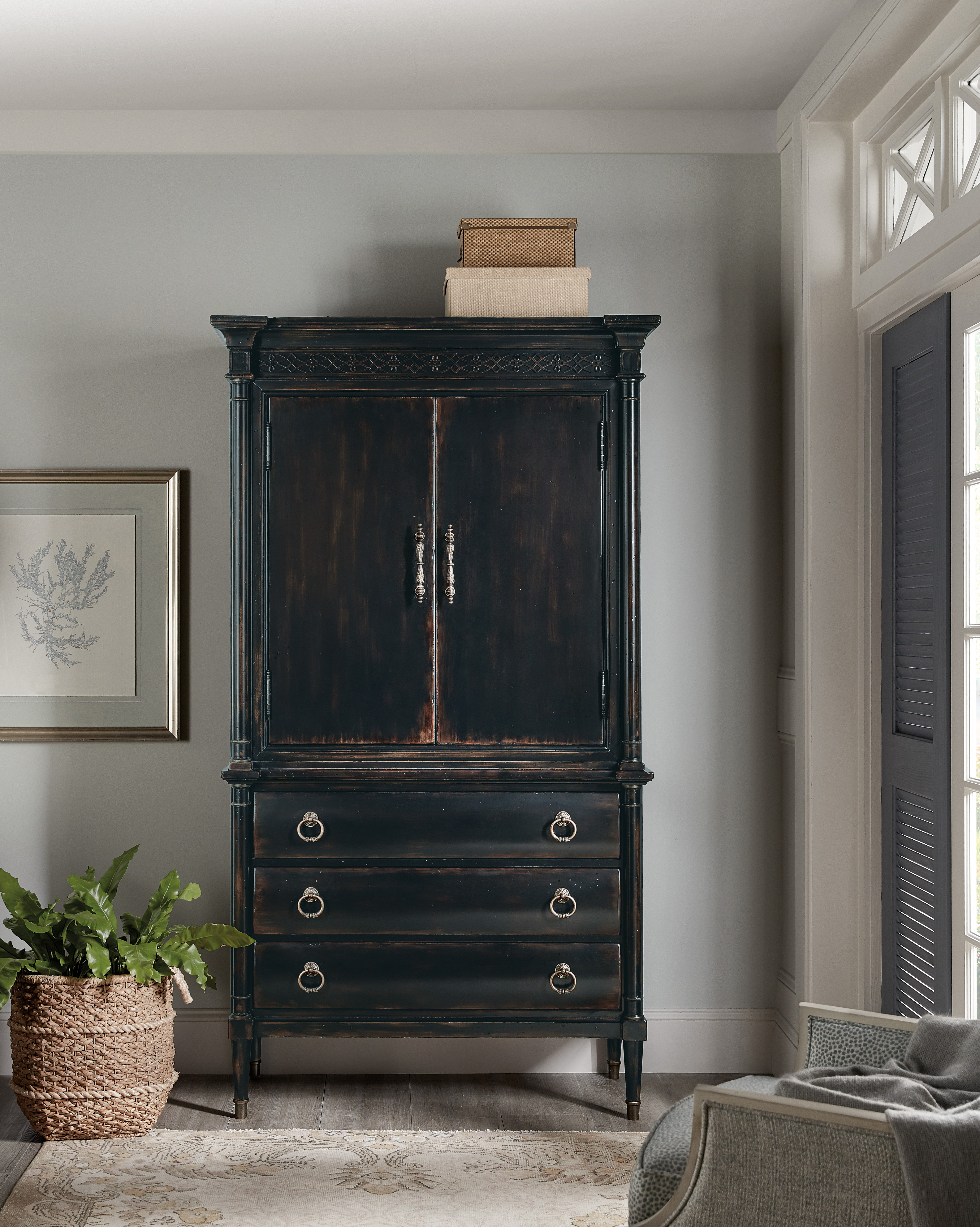 Charleston Cherry Bathroom Vanity & Storage Cabinets