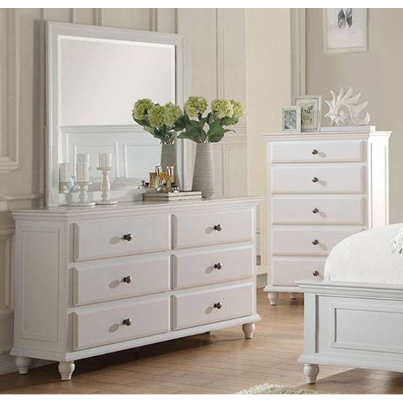Ensemble de commode configurable Emaree, Blanc