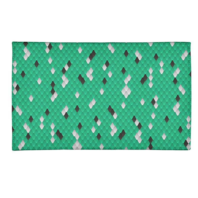 Tapis en vinyle à échelles de serpent, Rectangle 2 pi x 3 pi