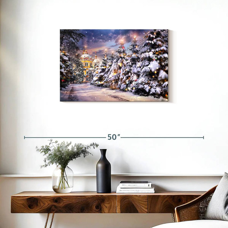 Christmas Tree Lane, H 20 po x l 30 po