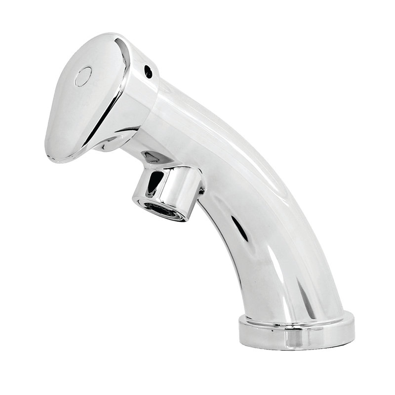 Easy-Push Single Hole Bathroom Faucet