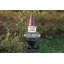 GNOME HOLDING GO AWAY SIGN
