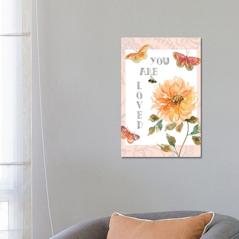 Little Girl Love by Carol Robinson - Print on Canvas, Wrapped Canvas, 66.04 cm H x 45.72 cm W x 3.175 cm D