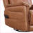 Recliners with OKIN Motor, 240° Swivel Rocker, Infinite Position, Vibration &amp; Heating | Walnut Brown Fabric-2003613246