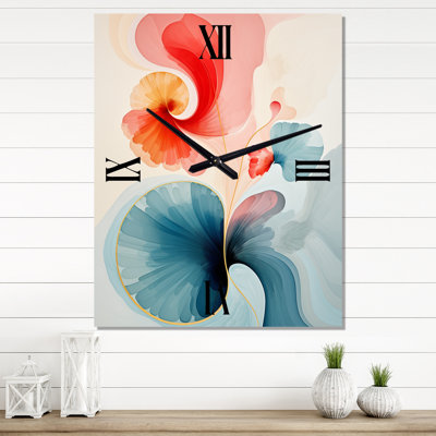 Duvier - Abstract Painting Modern Wall Clock