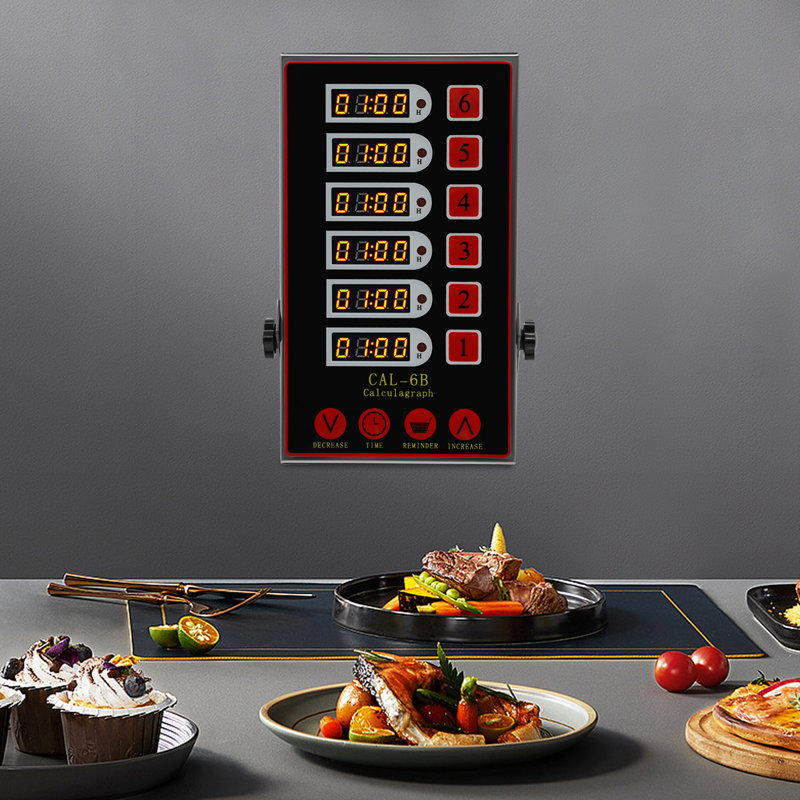 6 Channel Kitchen Timer