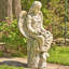 Statue de Dina assise en magnésium, livre de lecture «Dina»-291219976-291219975
