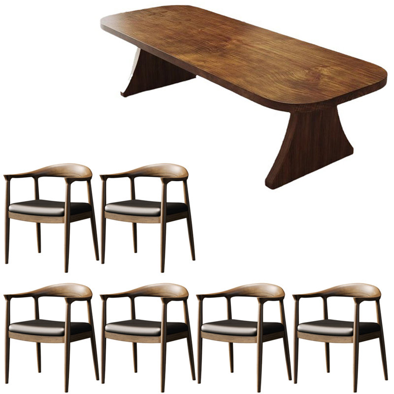 Nouvel ensemble de tables en bois massif de style chinois, H 29,5 po x L 70,8 po x l 27,5 po