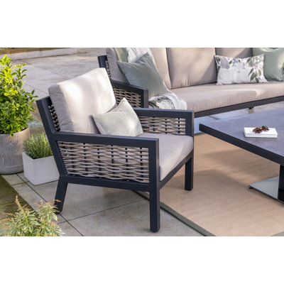 Nahom - Langham Sofa Set with Gas Adjust Table
